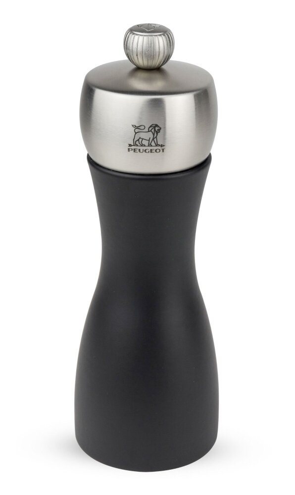 Helios szkło: Młynek do soli kamiennej 15 cm - Fidji / czarny mat (PG-17149)