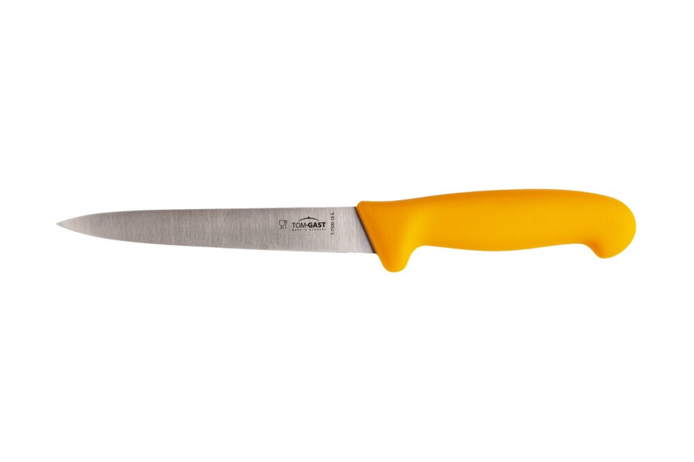 Helios szkło: Nóż do filetowania, 16 cm, żółty