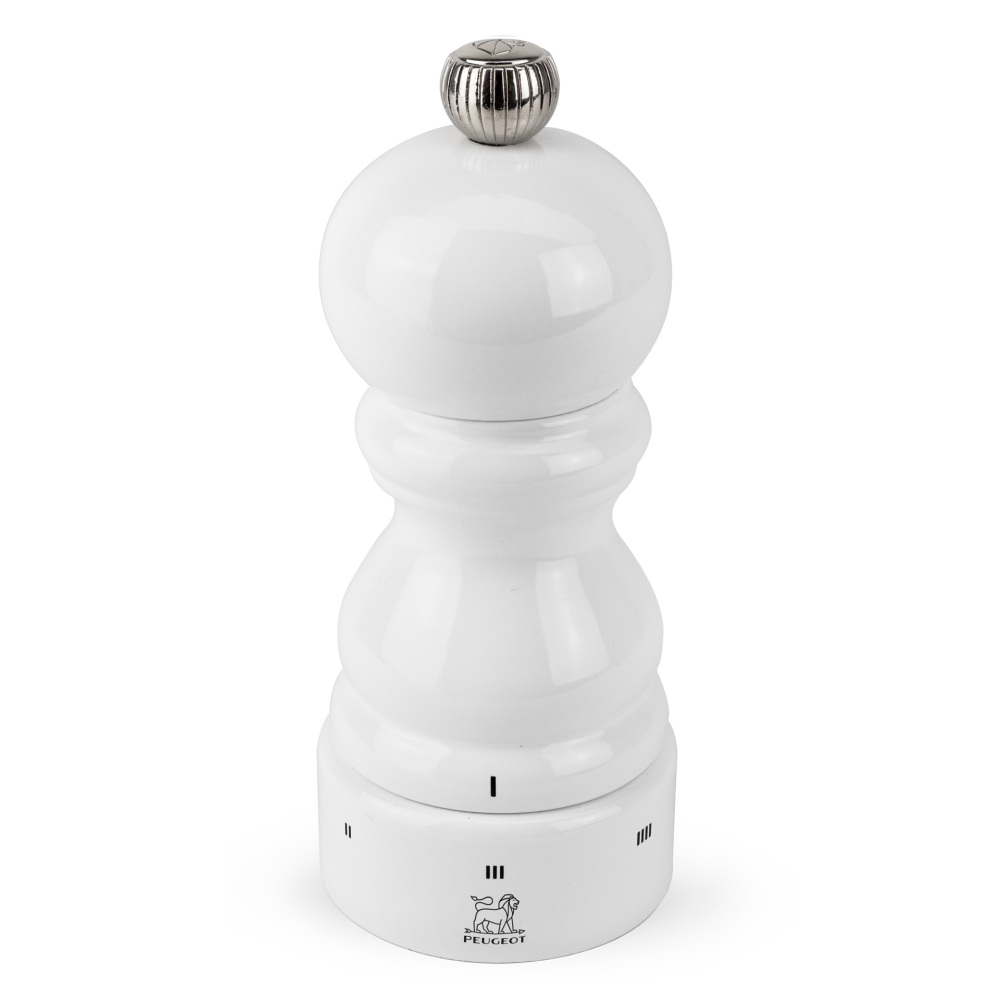 Helios szkło: Młynek o soli kamiennej 12 cm - PARIS biały lakier, u-select (PG-2779700)
