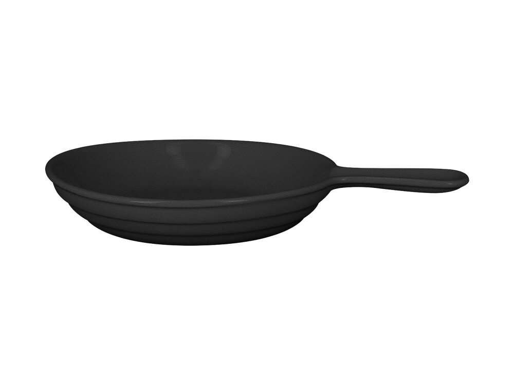 Helios szkło: Patelnia porcelanowa 16 cm czarna