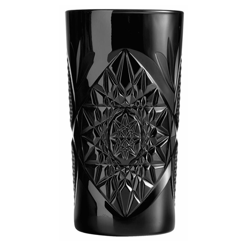 Helios szkło: Szklanka 475 ml, czarna, Icon
