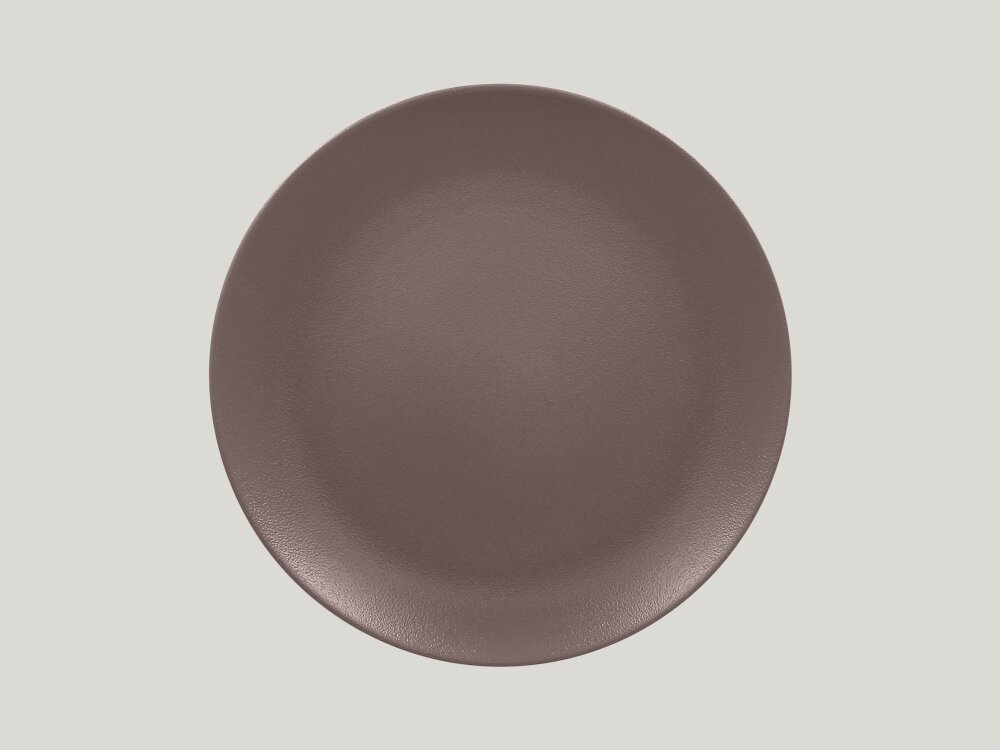 Helios szkło: Talerz płaski 31 cm, brązowy, Neofusion Mellow