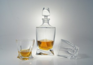 Helios szkło: Komplet kryształowy do whisky 1+6 - QUADRO (410867346)