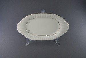 Helios szkło: Półmisek owalny 33 cm -  B014 IWONA Złota linia
