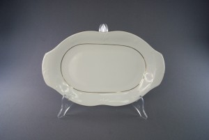 Helios szkło: Półmisek owalny 28 cm - B014 KAMELIA