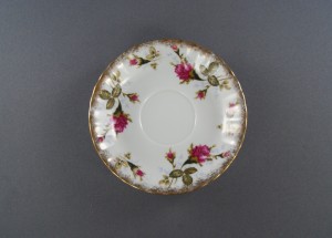 Helios szkło: Spodek 14 cm - B013 IWONA Złota róża