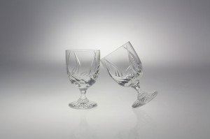 Helios szkło: Pucharki kryształowe 240 ml - 1562 (Z0740)