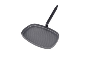 Helios szkło: Patelnia grilowa, prostokątna 38 cm - CARBON PLUS (D-5540)