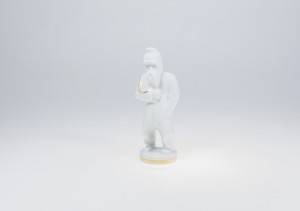 Helios szkło: Figurka porcelanowa PIŁSUDSKI 3604