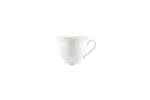 Helios szkło: Filiżanka 0,17 l - 3604 ROCOCO + Spodek 12,5 cm - 3604 ROCOCO