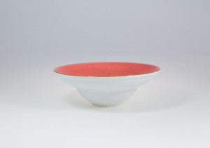 Helios szkło: Talerz głęboki do pasty 26 cm - 6630H Kaszub (czerwony)