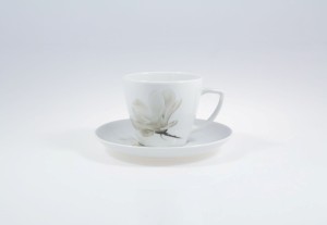 Helios szkło: Filiżanka 350 ml ze spodkiem - 6474 Magnolia (Beata, Dorota)