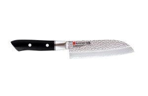 Helios szkło: Kasumi Nóż Santoku, mały kuty VG10 HM dł. 13 cm młotkowany (K-74013)