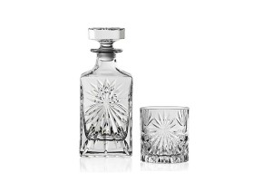 Helios szkło: Komplet kryształowy do whisky 1+6 - Fiore (802411)