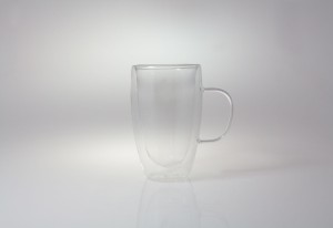 Helios szkło: Kubek termiczny z podwójną ścianką 450 ml / wysoki (660899)
