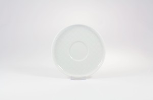Helios szkło: Spodek 15 cm - MARRAKESZ biały (LU4279)