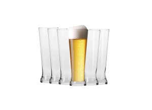 Helios szkło: Szklanki do piwa pszenicznego 500 ml / 6 szt. - PIWA konesera  (9866)