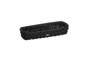 Helios szkło: Kosz na sztućce 28 cm - Czarny (02016919101)