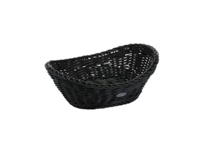 Helios szkło: Kosz owalny do pieczywa 23,5 cm - Czarny (02096119101)