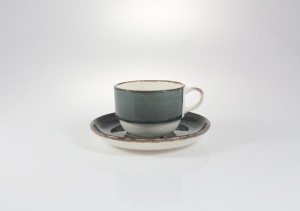Helios szkło: Filiżanka 230 ml ze spodkiem - ONYX (775103)