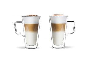 Helios szkło: Szklanki do latte z podwójną ścianką 350 ml / 2 szt.- DIVA (6490)