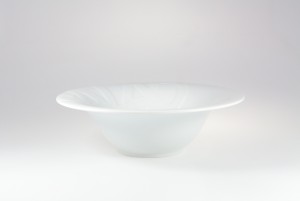 Helios szkło: Talerz głęboki 27 cm, z napisem SALAD - JUPITER (LU3228)