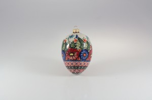 Helios szkło: 149AR / Ozdoba choinkowa 11 cm - GU-1808
