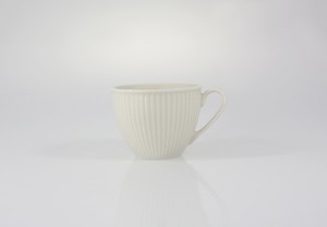 Helios szkło: Filiżanka 320 ml - DALIA GL04 Wanilia + Spodek 15 cm - DALIA GL04 Wanilia + Talerz deserowy 21 cm - DALIA GL04 Wanilia
