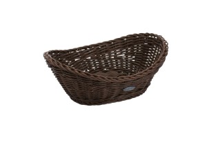 Helios szkło: Kosz owalny do pieczywa 23,5 cm - Brązowy (02096106101)