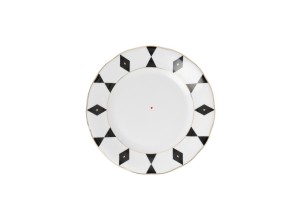 Helios szkło: Talerz płytki 19 cm - G539 ALASKA Dama Kier