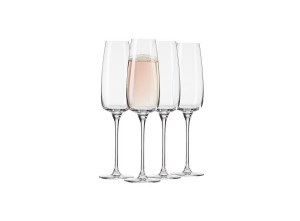 Helios szkło: Kieliszki do szampana 250 ml / 4 szt. - Modern (C997)