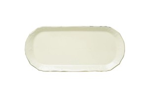 Helios szkło: Taca prostokątna 37 cm - Bernadotte Ivory Gold (070698)