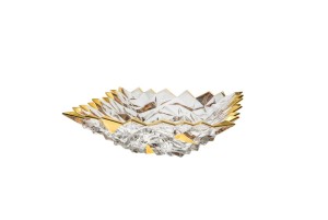 Helios szkło: Misa kryształowa 26,5 cm - Glacier Gold (023493)