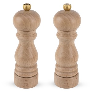 Helios szkło: PARIS Zestaw młynków 18 cm: sól kamiena + pieprz, naturalny (PG-2-2338600)