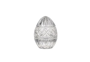 Helios szkło: Pojemnik kryształowy 14 cm - JAJO (739384)