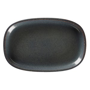 Helios szkło: STONE Półmisek 23x15 cm wulkaniczny