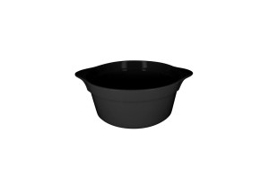 Helios szkło: Neofusion Kociołek porcelanowy 112 ml, bez pokrywki, czarny