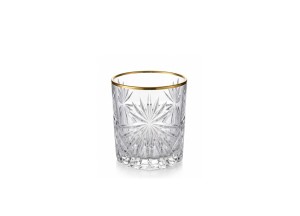 Helios szkło: Szklanki kryształowe 340 ml - Fiore GOLD (963552)