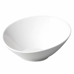 Helios szkło: Misa bufetowa 29 cm 1,6 l skośna, kremowa - Buffet (V-BUBA29-1)