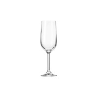 Kieliszek do wódki GEMA marki Krosno Glass o pojemności 25 ml. Przezroczyste szkło o smukłym, eleganckim kształcie na wysokiej nóżce, widok z przodu.