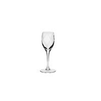 Przezroczysty kieliszek do wina czerwonego Romance marki Krosno Glass o pojemności 320 ml. Smukła czasza o delikatnym szlifie osadzona na wysokiej, cienkiej