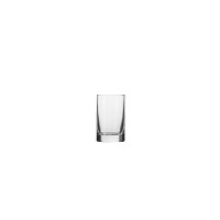 Przezroczysty kieliszek do wódki Krosno Glass o pojemności 60 ml z serii Shot. Prosty, minimalistyczny design z grubym dnem, ujęty na czystym, białym tle.