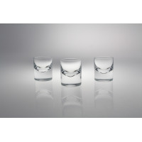 Handmade / Szklaneczki 100 ml - BEZBARWNE z grubym dnem (18-1552-0100..)