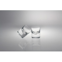 Handmade / Szklaneczki 100 ml - BEZBARWNE z grubym dnem (18-1552-0100..)