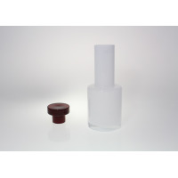 Handmade / Karafka 800 ml - MLECZNO-CZERWONA (5017)