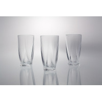 Szklanki kryształowe 350 ml - QUADRO (CZ880581)