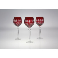 Kieliszki kryształowe do wina 300 ml - RUBIN (372 CARO)