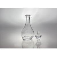 Karafka kryształowa do wina 0,85 l - QUADRO (CZ632778)