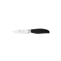 Nóż do jarzyn 3,5 cala Gerlach 986 STYLE z czarną, ergonomiczną rękojeścią i stalowym ostrzem. Widoczne logo marki Gerlach 1760 oraz napis Stainless Steel