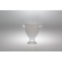 Handmade / Puchar szklany - MLECZNY (1122)